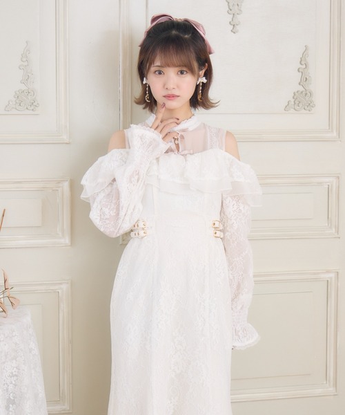 JUSGLITTY 2025新作　新品タグ付き フリルサマーワンピース JUSGLITTY 2025新作 新品タグ付き フリルサマーワンピース