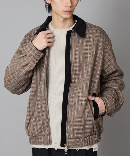 Gingham Check Double-Zip Blouson / ギンガムチェック ダブルジップ