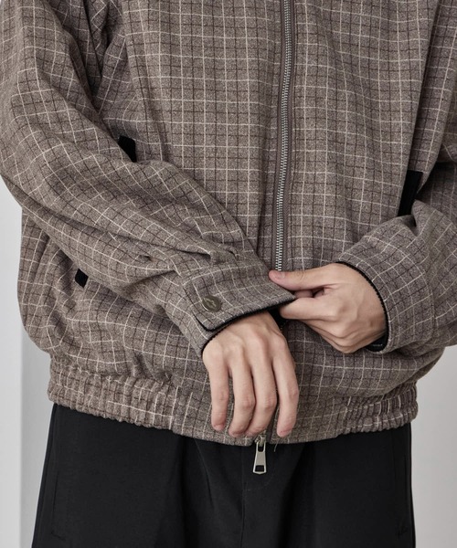 Gingham Check Double-Zip Blouson / ギンガムチェック ダブルジップ