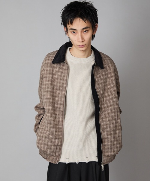 Gingham Check Double-Zip Blouson / ギンガムチェック ダブルジップ