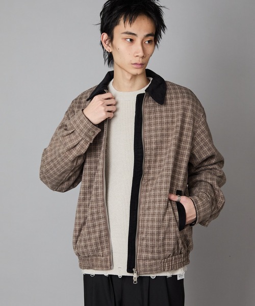 Gingham Check Double-Zip Blouson / ギンガムチェック ダブルジップ
