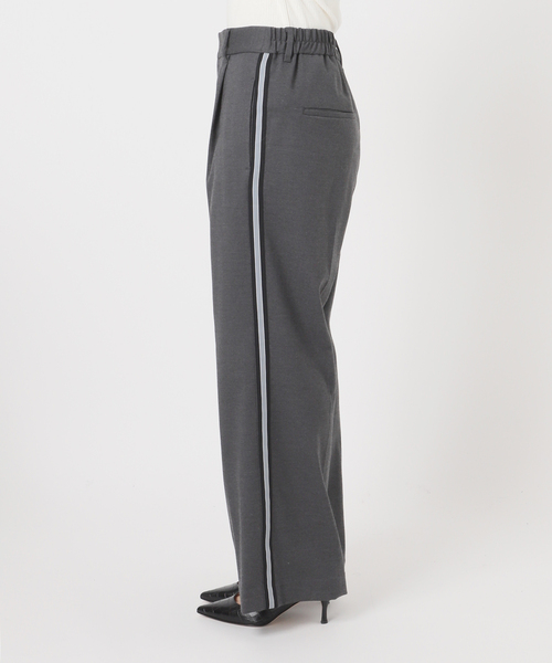 journal standard L'essage（ジャーナルスタンダードレサージュ）の「ソフトサキソニーラインパンツ（その他パンツ・レディース・チャコールグレー/ブラウン・36/38）」の15枚目の写真