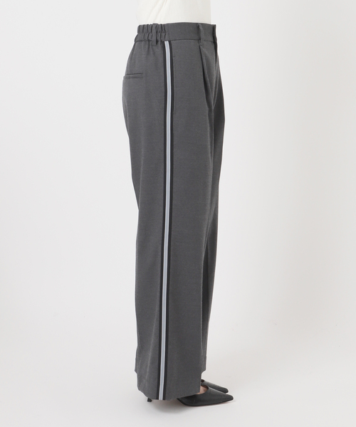 journal standard L'essage（ジャーナルスタンダードレサージュ）の「ソフトサキソニーラインパンツ（その他パンツ・レディース・チャコールグレー/ブラウン・36/38）」の17枚目の写真