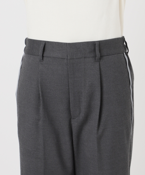 journal standard L'essage（ジャーナルスタンダードレサージュ）の「ソフトサキソニーラインパンツ（その他パンツ・レディース・チャコールグレー/ブラウン・36/38）」の19枚目の写真