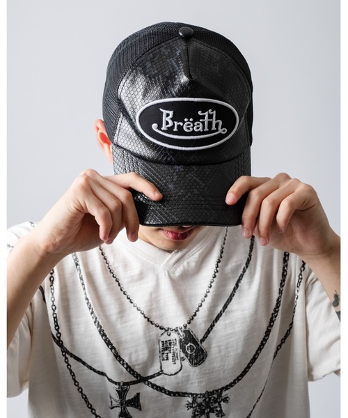 FAUX SNAKE LEATHER CAP（キャップ）｜BREATH（ブレス）のファッション