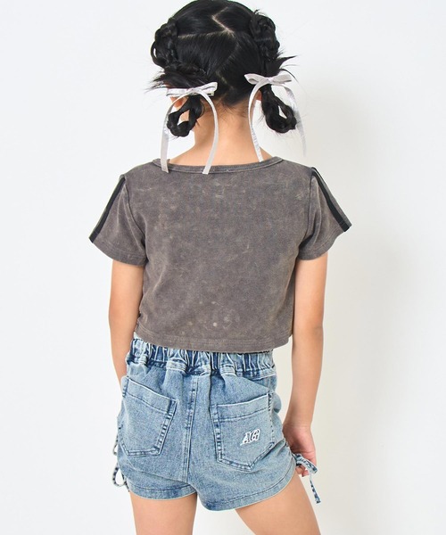 ANAP kids(アナップキッズ)の「ダブルジップ トップス × キャミソール SET(Tシャツ/カットソー・キッズ・ブラック系その他/カーキ/ライトグレー・130cm/120cm/110cm)」の6枚目の写真