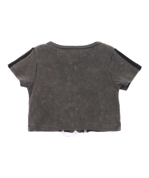 ANAP kids(アナップキッズ)の「ダブルジップ トップス × キャミソール SET(Tシャツ/カットソー・キッズ・ブラック系その他/カーキ/ライトグレー・130cm/120cm/110cm)」の15枚目の写真
