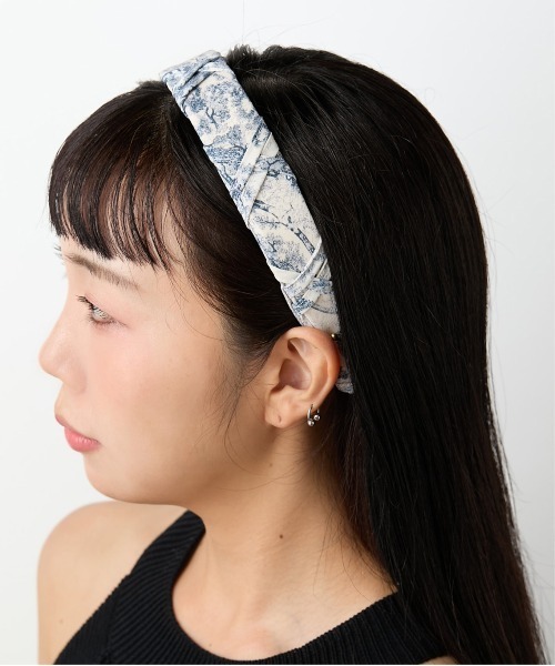 Casselini（キャセリーニ）の「Casselini(キャセリーニ)アンティークカチューシャ（カチューシャ・レディース・ブラック/ブルー・FREE）」の3枚目の写真