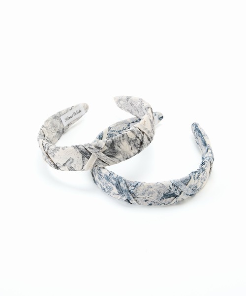 Casselini（キャセリーニ）の「Casselini(キャセリーニ)アンティークカチューシャ（カチューシャ・レディース・ブラック/ブルー・FREE）」の6枚目の写真