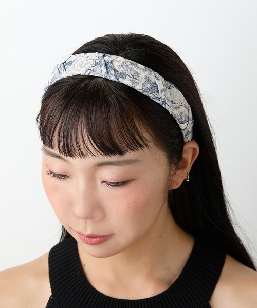 Casselini（キャセリーニ）の「Casselini(キャセリーニ)アンティークカチューシャ（カチューシャ・レディース・ブラック/ブルー・FREE）」の4枚目の写真