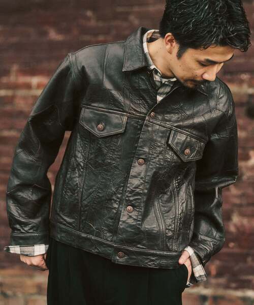 SKOOKUM / スクーカム】417別注Recraft ブルゾン（ライダース