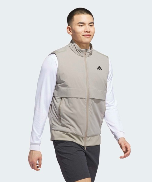 adidas（アディダス）の「アルティメット365 ツアー フロストガード フルジップ ベスト【adidas Golf/アディダスゴルフ】（ダウンベスト・メンズ・ベージュ/ブラック・LARGE/MEDIUM/XX-LARGE/X-LARGE）」の10枚目の写真