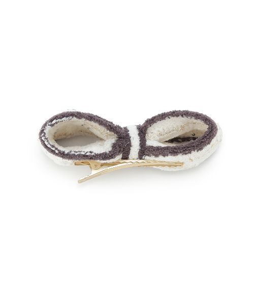 SNIDEL HOME（スナイデルホーム）の「ラメニットリボンピン（ヘアピン・レディース・ライトブルー/オフホワイト/ピンク・F）」の4枚目の写真