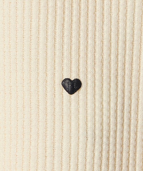 green label relaxing（グリーンレーベルリラクシング）の「ハート総柄 ワッフル ロングスリーブTシャツ / キッズ  100cm－160cm（Tシャツ/カットソー・キッズ・オフホワイト/ライラック/ブラウン系・140cm/100cm/110cm/150cm/120cm/130cm/160cm）」の22枚目の写真