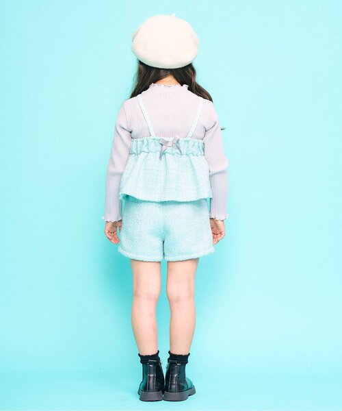 Seraph（セラフ）の「【ジュニア対応】ふんわりショートパンツ（その他パンツ・キッズ・ブラック/ミント/ピンク・80/90/100/110/120/130/140）」の7枚目の写真