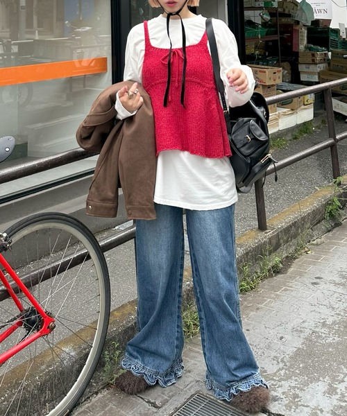 Alley Tokyo(アリートーキョー)の「エコスウェードBIGブルゾン(ブルゾン・レディース・ブラウン・FREE)」の18枚目の写真