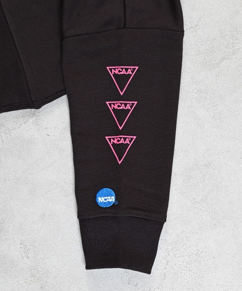 NCAA（エヌシーエーエー）の「【NCAA】別注ロゴスウェット/KIDS(80～120cm)（スウェット・キッズ・キナリ/ブラック/ブラウン・110/100/90/80/120）」の15枚目の写真