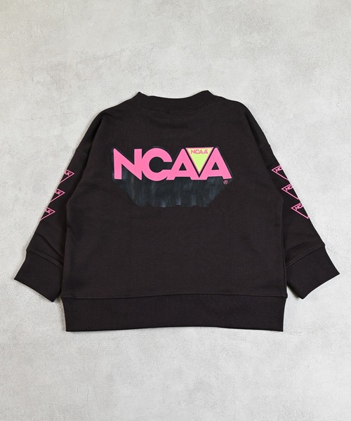 NCAA（エヌシーエーエー）の「【NCAA】別注ロゴスウェット/KIDS(80～120cm)（スウェット・キッズ・キナリ/ブラック/ブラウン・110/100/90/80/120）」の19枚目の写真