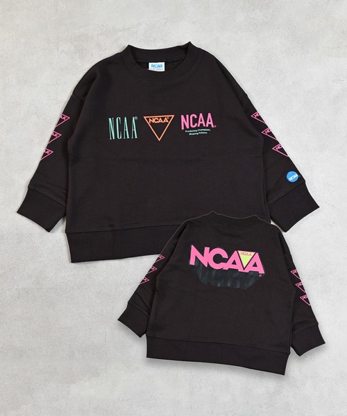 NCAA（エヌシーエーエー）の「【NCAA】別注ロゴスウェット/KIDS(80～120cm)（スウェット・キッズ・キナリ/ブラック/ブラウン・110/100/90/80/120）」の20枚目の写真