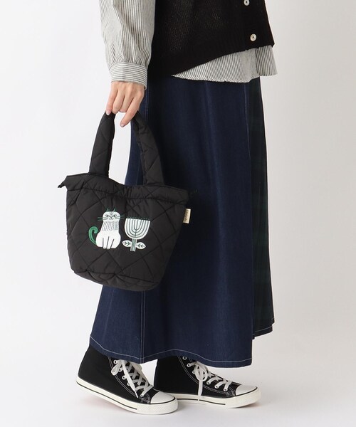 one'sterrace(ワンズテラス)の「FIKA 3WAYキルティングトート(トートバッグ・レディース・グレー系4/ブラック系8/カーキ系5・99)」の15枚目の写真
