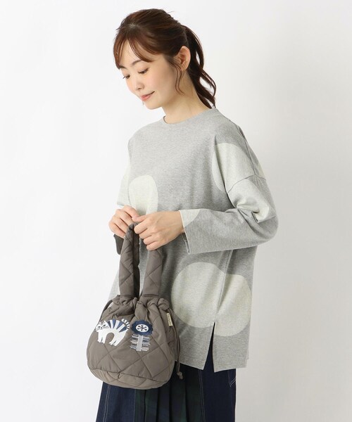 one'sterrace(ワンズテラス)の「FIKA 3WAYキルティングトート(トートバッグ・レディース・グレー系4/ブラック系8/カーキ系5・99)」の20枚目の写真