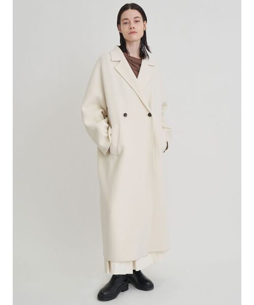 ELENDEEK / チェスターコート/1/ウール/BEG/512250010201-01 ELENDEEK◇チェスターコート/1/ウール/BEG/512250010201-01 ELENDEEK