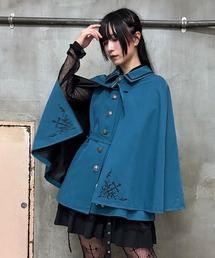 NIBBLE POISON（ニブルポイズン）の「クロス刺繍ケープコート（その他アウター）」
