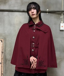 NIBBLE POISON（ニブルポイズン）の「クロス刺繍ケープコート（その他アウター）」