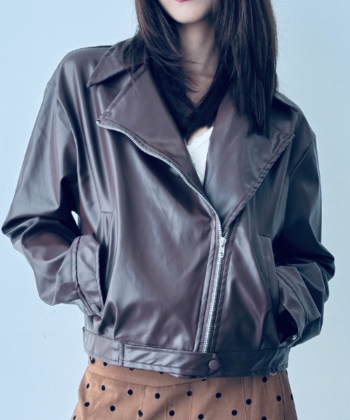 ★希少 レア色 ヤギ革★ バッファローボブズ レザージャケット y2k セール】【アーバン】ライトライダース（ライダースジャケット）｜Y2K