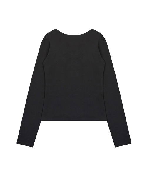 LUVISTRUE(ラヴイズトゥルー)の「GT PATCH SLEEVE TEE(Tシャツ/カットソー・レディース・チャコール/ホワイト/ブラック・FREE)」の20枚目の写真