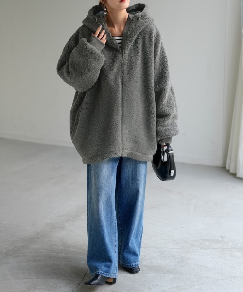 【ヨシコ】AMERICANAアメリカーAP STUDIO別注裏起毛 AP STUDIO（エーピーストゥディオ）の「《予約》AMERICANA 別注 ボア