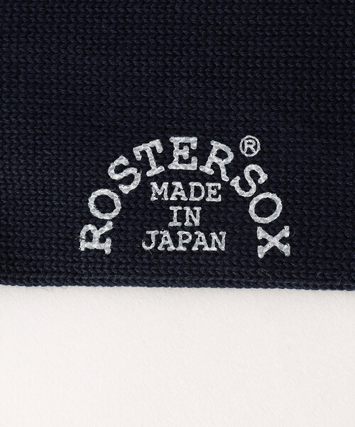 ROSTER SOX（ロスターソックス）の「ROSTER SOX/ロスターソックス X by Three Hearts（ソックス/靴下・メンズ・ホワイト/ネイビー・ONE SIZE）」の4枚目の写真