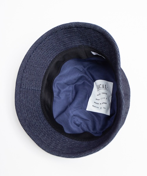 Soft Denim Bucket Hat / オリジナルパターンデニムバケットハット