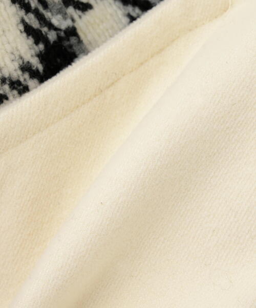 AULA AILA（アウラアイラ）の「AULA AILA/アウラアイラ/別注チェックコンビネーションブルゾン（ブルゾン・レディース・カーキ/ホワイト系2・0）」の9枚目の写真