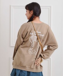 PINK-latte（ピンクラテ）の「クマちゃんミニ裏トレーナー（スウェット）」