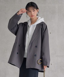 attiree（アティレー）の「オーバーサイズ ダブルテーラードジャケット（テーラードジャケット）」