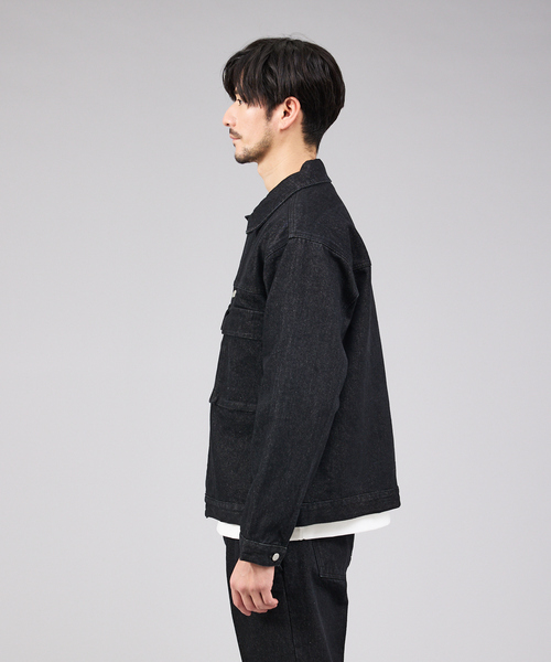 セットアップ対応】デニムトラッカージャケット（デニム