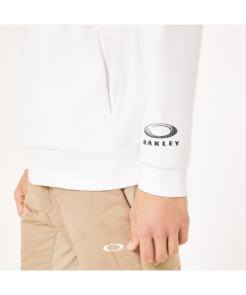 OAKLEY(オークリー)の「オークリー OAKLEY PULLOVER FLEECE HOODIE/フーディー・パーカー/ゴルフ・スポーツ/吸汗速乾/ストレッチ素材/OAKLEY(パーカー・メンズ・ブラック/ホワイト/ライトグレー・XL/M/S/L)」の10枚目の写真