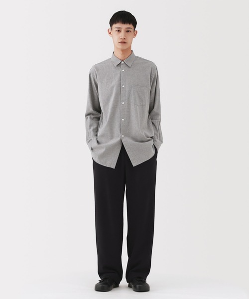 【新品set】紳士 カシミア混タックパンツ muji labo 新品set】紳士 カシミア混タックパンツ muji labo Gallery]無印良品の