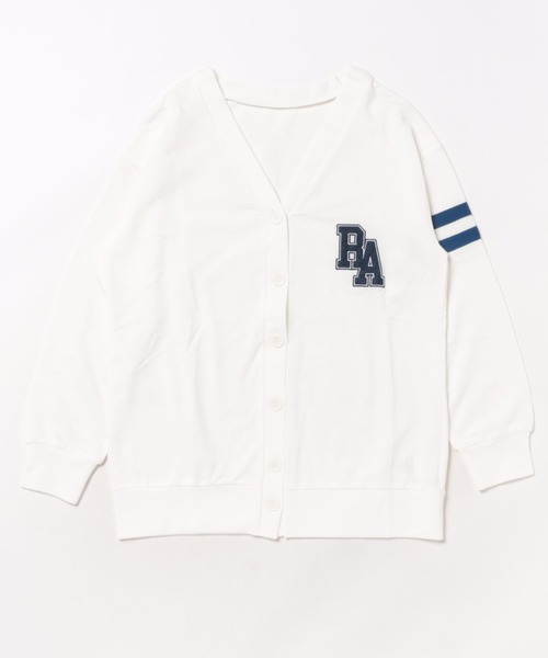 repipi armario(レピピ アルマリオ)の「裏毛カーディガン(カーディガン/ボレロ・キッズ・杢グレー/ピンク/ホワイト・140/150/160/170)」の14枚目の写真