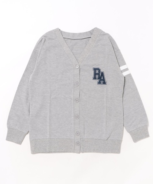 repipi armario(レピピ アルマリオ)の「裏毛カーディガン(カーディガン/ボレロ・キッズ・杢グレー/ピンク/ホワイト・140/150/160/170)」の15枚目の写真