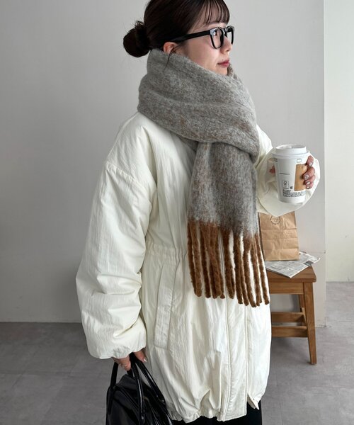 DISCOAT(ディスコート)の「【WEB限定】メランジマフラー(マフラー・レディース・オレンジ/ミント/ブルー・FREE)」の16枚目の写真