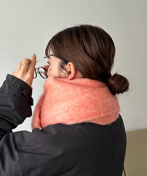 DISCOAT(ディスコート)の「【WEB限定】メランジマフラー(マフラー・レディース・オレンジ/ミント/ブルー・FREE)」の22枚目の写真