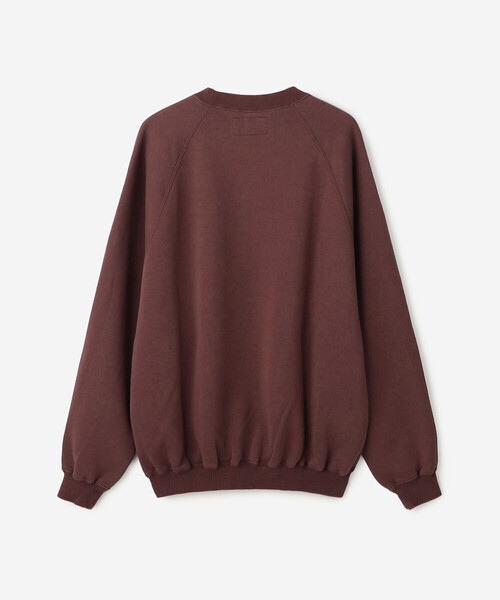 SEDAN ALL-PURPOSE（セダンオールパーパス）の「SEDAN ALL-PURPOSE | スプリットラグランスリーブ スウェットプルオーバー MEN（スウェット・メンズ・チャコール/ネイビー/ワイン・L/M）」の12枚目の写真