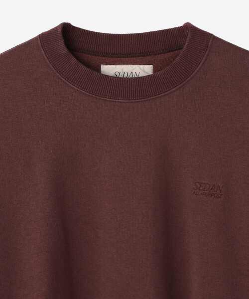 SEDAN ALL-PURPOSE（セダンオールパーパス）の「SEDAN ALL-PURPOSE | スプリットラグランスリーブ スウェットプルオーバー MEN（スウェット・メンズ・チャコール/ネイビー/ワイン・L/M）」の11枚目の写真