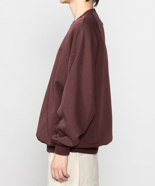 SEDAN ALL-PURPOSE（セダンオールパーパス）の「SEDAN ALL-PURPOSE | スプリットラグランスリーブ スウェットプルオーバー MEN（スウェット・メンズ・チャコール/ネイビー/ワイン・L/M）」の6枚目の写真