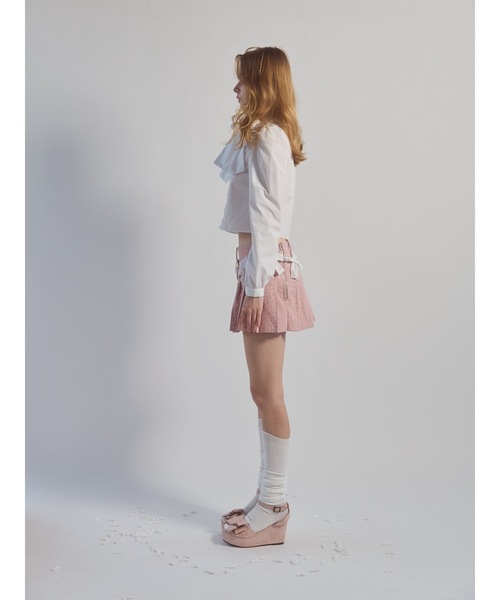 lilLilly(リルリリー)の「ボウタイリボンブラウス(シャツ/ブラウス・レディース・ホワイト/ブルー/ブラック・FREE)」の6枚目の写真