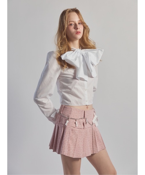 lilLilly(リルリリー)の「ボウタイリボンブラウス(シャツ/ブラウス・レディース・ホワイト/ブルー/ブラック・FREE)」の17枚目の写真