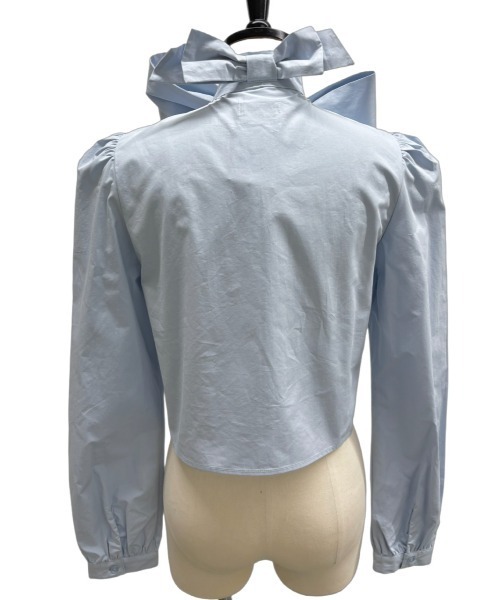 lilLilly(リルリリー)の「ボウタイリボンブラウス(シャツ/ブラウス・レディース・ホワイト/ブルー/ブラック・FREE)」の18枚目の写真