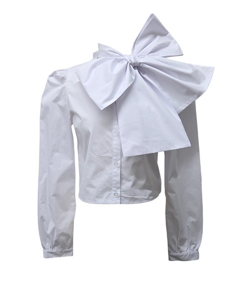 lilLilly(リルリリー)の「ボウタイリボンブラウス(シャツ/ブラウス・レディース・ホワイト/ブルー/ブラック・FREE)」の21枚目の写真